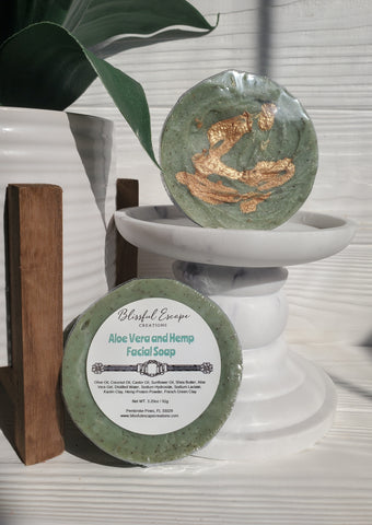 Aloe Vera & Hemp Facial Soap